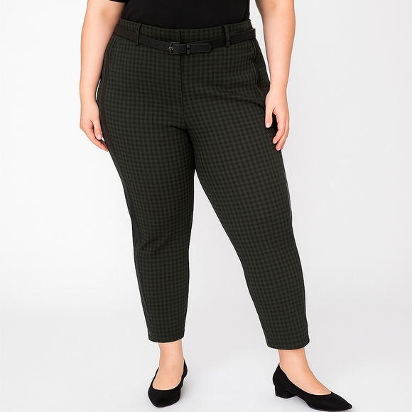 Zanessi Checkerboard Skinny Pants Size 18(Turkish 48) NWT - Picture 1 of 10